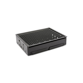 YupFun Carbon Steel Barbecue Grill Black 1kg