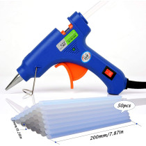 Generic Glue Gun BlueOrangeBlack 20centimeter