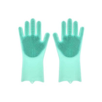 Wingenes Heat Resistant Silicone Gloves Green