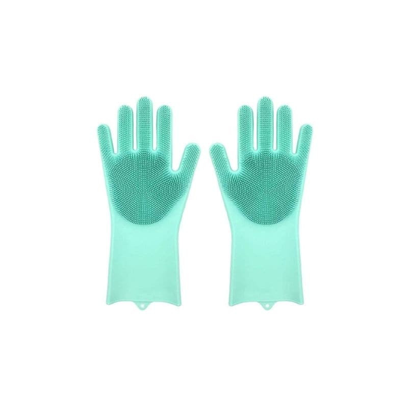 Wingenes Heat Resistant Silicone Gloves Green