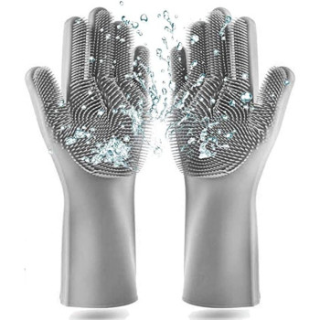 Waterproof Silicone Gloves Grey