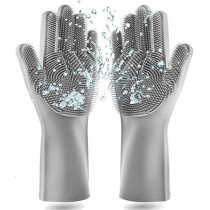Waterproof Silicone Gloves Grey