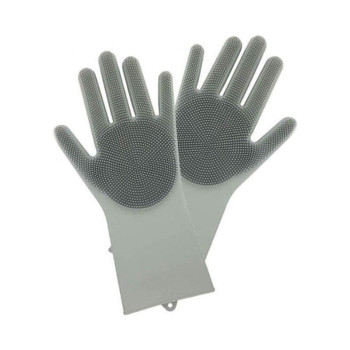 Waterproof Silicone Gloves Grey