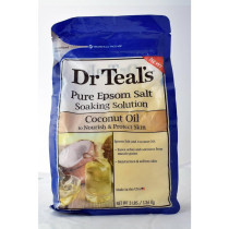 Dr Teals Epsom Bath Salt Soaking Solution Coconut Oil 1.36Kg