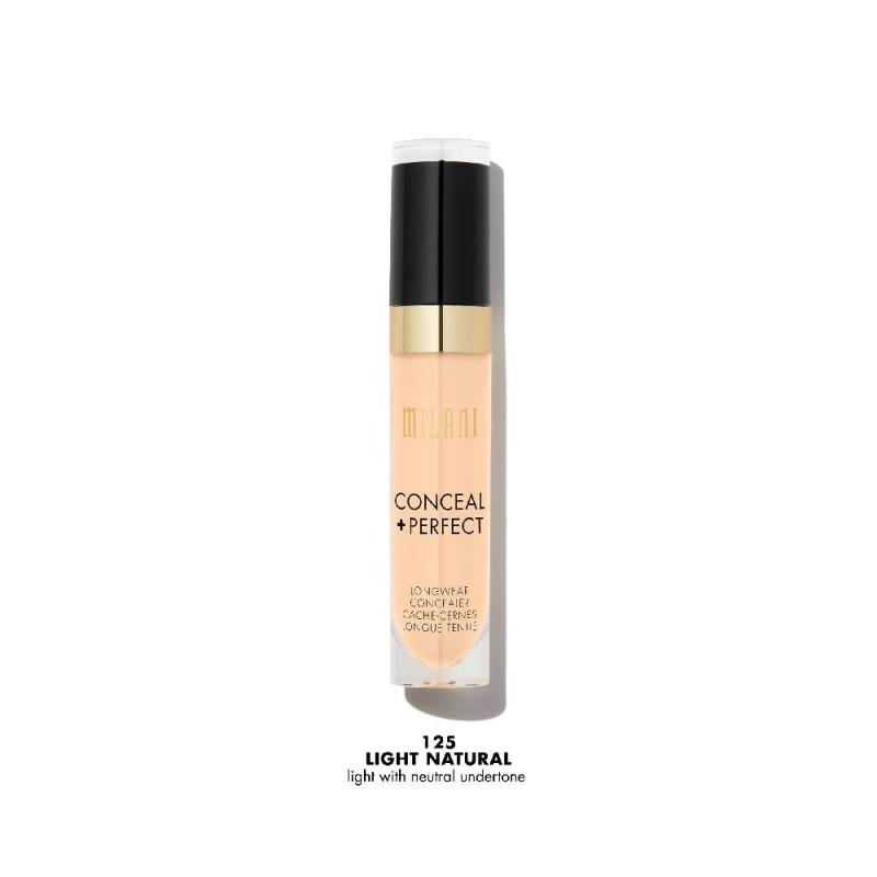 Milani Conceal Perfect Longwear Concealer 125 Light Natural
