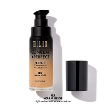 Milani Conceal Perfect 2 In 1 Foundation 05 Warm Beige