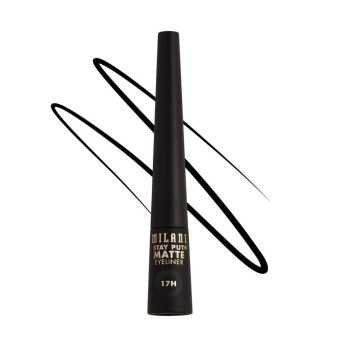 Milani Stay Put Matte Liquid Eyeliner 110 Black Matte