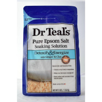 Dr Teals Epsom Bath Salt Gingerclay 1.36Kg