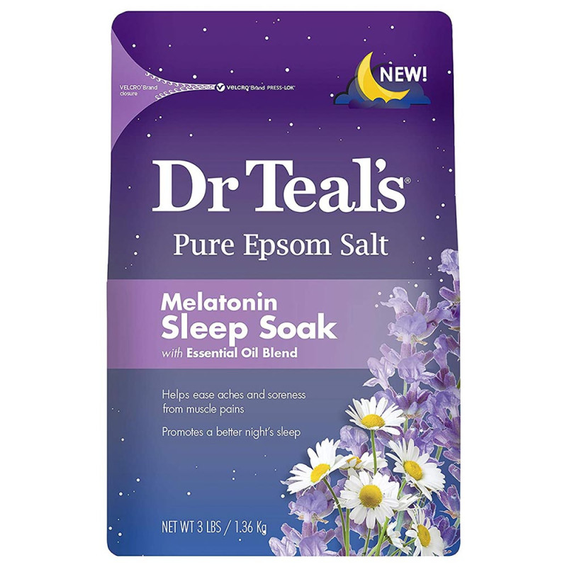 Dr Teals Epsom Bath Salt Melatonin 1.36 Kg