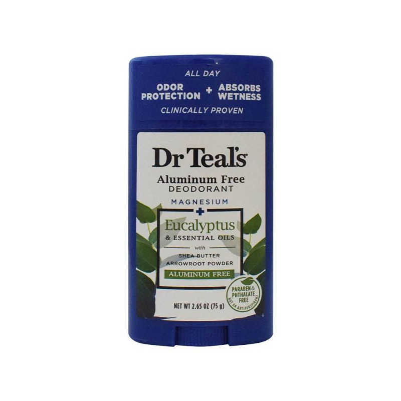 Dr Teals Eucalyptus Aluminum Free Deo 75G