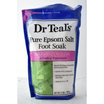 Dr Teals Epsom Foot Soak Cooling Peppermint 909G
