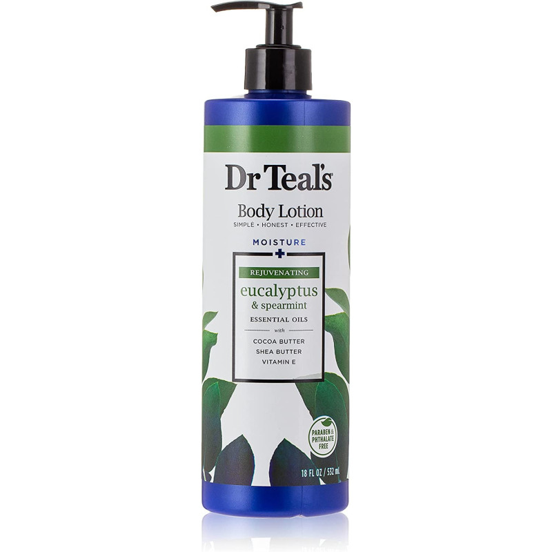 Dr Teals Body Lotion Eucalyptus Spearmint 532 Ml