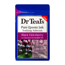 Dr Teals Epsom Bath Salt Black Elderberry 1.36Kg