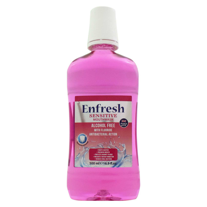 Enfresh Sensitive Mouthwash 500 Ml