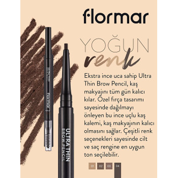 FM Ultra Thin Brow Pencil 04 Dark Brown