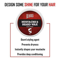 Beardo Mustache and Beard Wax Extra Strong 50 g