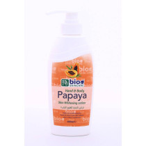 Bio Skincare hand and body skin whitening lotion papaya 400 ml