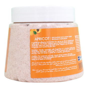 Bio Skincare face and body scrub apricot and peach, 500 ml