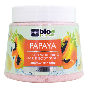 Bio Skincare face and body scrub papaya 500 ml