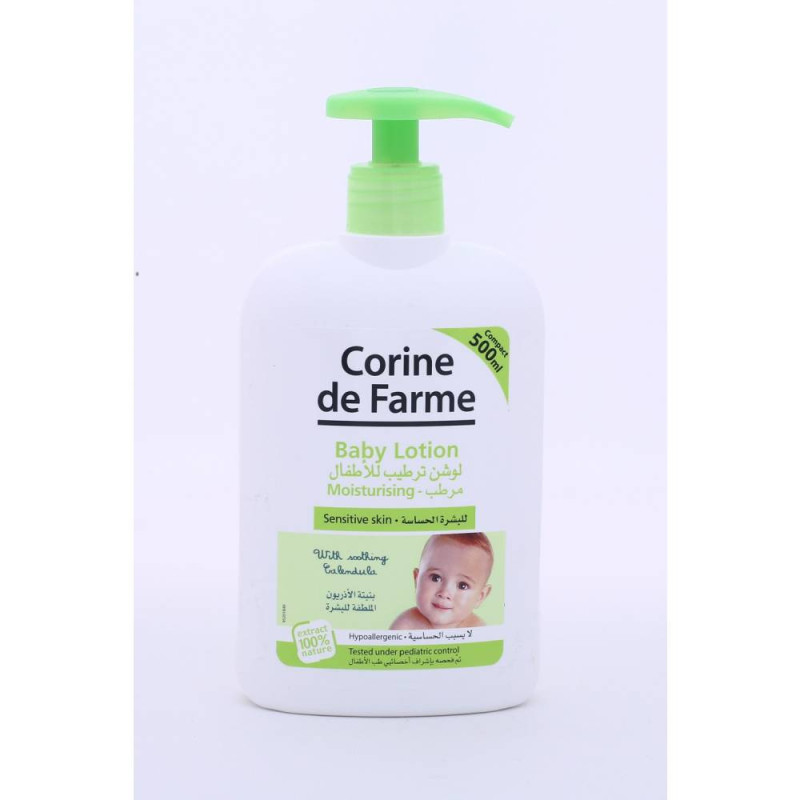 Corine De Farme baby lotion natural origin, 500 ml