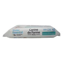 Corine De Farme water essential baby wipes 56 s