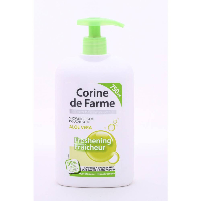 Corine De Farme Shower Cream Aloe Vera, 750 Ml