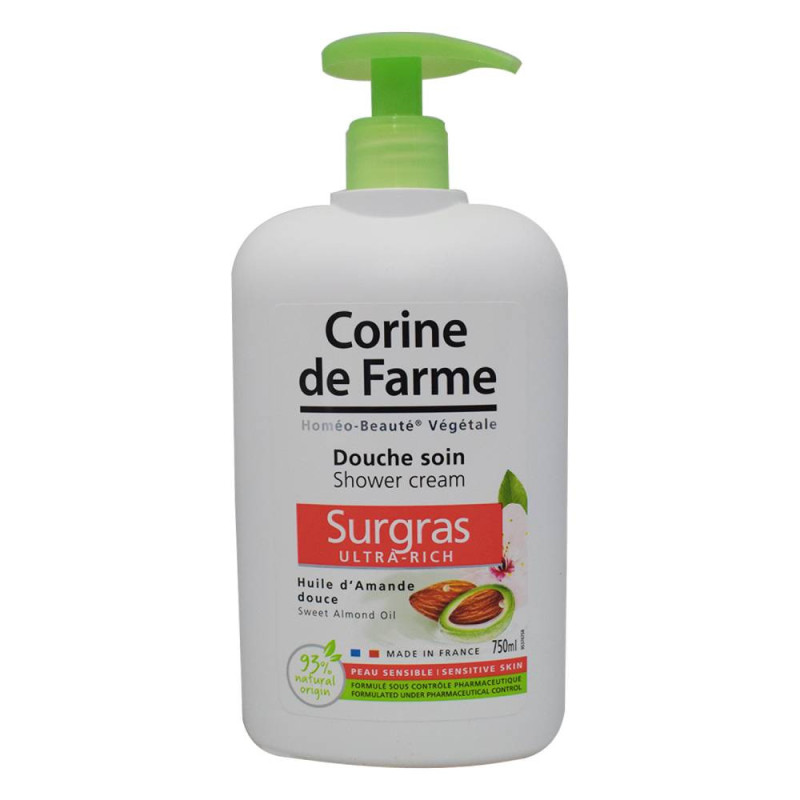 Corine De Farme Shower Cream Sweet Almond Oil 750 Ml
