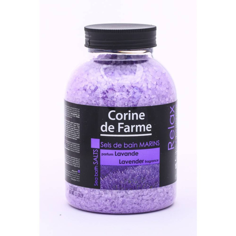 Corine De Farme Bath Sea Salt Lavender 1.3 Kg