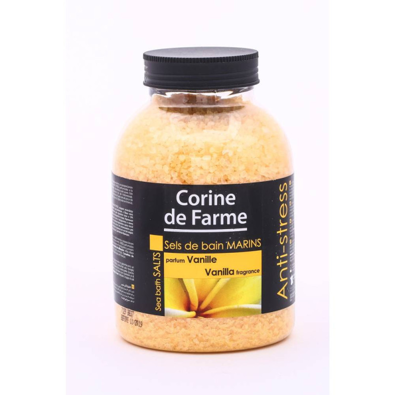 Corine De Farme Bath Sea Salt Vanilla 1.3 Kg