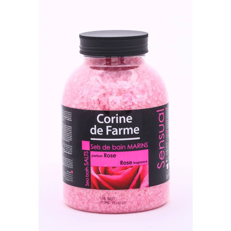 Corine De Farme Bath Sea Salt Rose, 1.3Kg