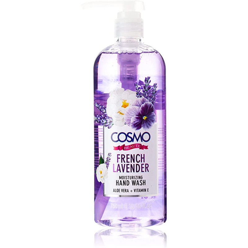 Cosmo Beauty Hand Wash French Lavender, 750 ml