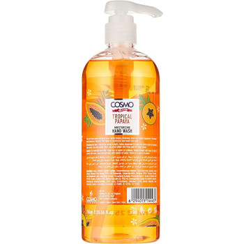 Cosmo Beauty Hand Wash Tropical Papaya, 750 ml