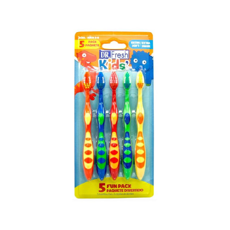 Dr.Fresh Kids Mix Toothbrush Blister 5 Pack