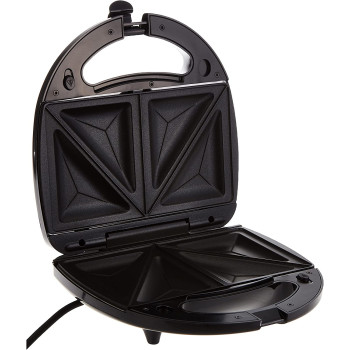 BLACK DECKER 3 in 1 Sandwich and Waffle Maker 750W Black Silver TS2090 B5