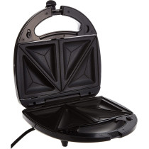 BLACK DECKER 3 in 1 Sandwich and Waffle Maker 750W Black Silver TS2090 B5