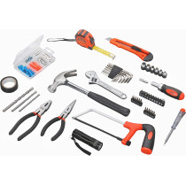 BLACK DECKER 108 Pieces Hand Tool Kitfor Home & Office Orange Black BMT108C