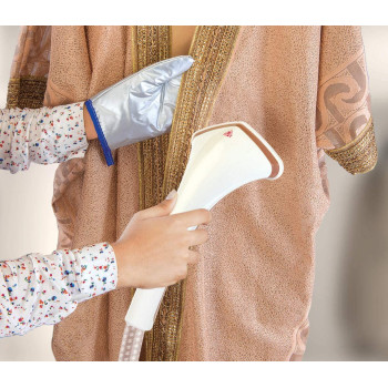 Black Decker Garment Steamer with Single Adjustable Pole & Hanger, 1600 W, 5 Stage, 1.7 L, Auto Shut Off, Rose Gold Black GST1600 B5, 2 Years Warranty