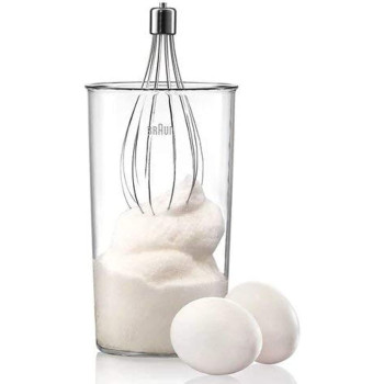 Braun Hand Blender MultiQuick 3 700W with 600ml BPA free Beaker, 1.25L Jar Blender Chopper, Coffee & Spice Grinde