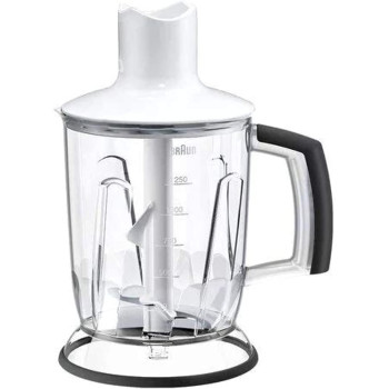 Braun Hand Blender MultiQuick 3 700W with 600ml BPA free Beaker, 1.25L Jar Blender Chopper, Coffee & Spice Grinde