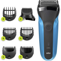 Braun Shaver 310Bt,Series 3 Shave And Style Rechargeable Wet And Dry Electric Shaver, Blueblack