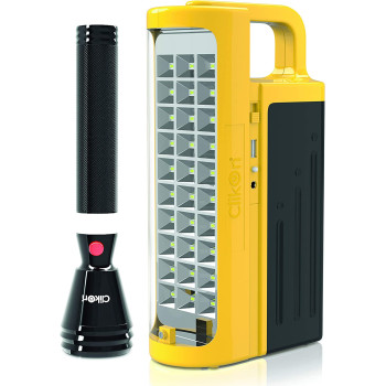 Clikon Ck2534 Emergency Lantern 2Sc Flashlight Combo Pack