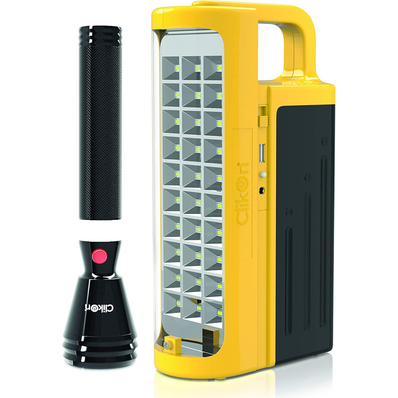 Clikon Ck2534 Emergency Lantern 2Sc Flashlight Combo Pack