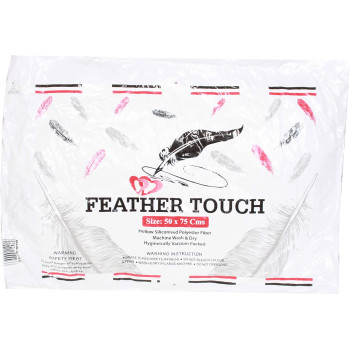 Feather Touch Fiber Queen Size Regular Pillows