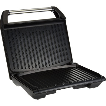 George Foreman Electric Indoor Grill Large, For Home & Office Use, Stainless Steel Family Grill, Grey Color 1850W