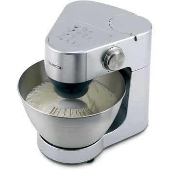 KENWOOD Stand Mixer Kitchen Machine PROSPERO 900W with 4.3L Stainless Steel Bowl, K Beater, Whisk, Dough Hook, Blender, Meat Grinder KM281SI Silver