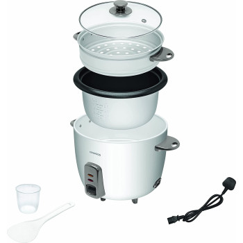 KENWOOD 2 in 1 Rice Cooker 1.8L 10 Cups Rice with Food Steamer Basket