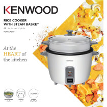 KENWOOD 2 in 1 Rice Cooker 1.8L 10 Cups Rice with Food Steamer Basket