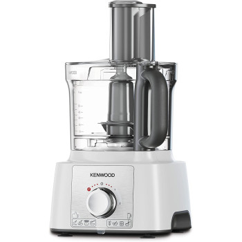 Kenwood Food Processor 1000W Multi Functional With 3L Bowl, 2 Stainless Steel Disks, Blender, Grinder Mill, Whisk, Dough Maker Fdp65.400Wh White