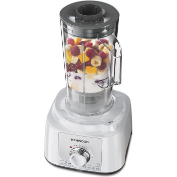Kenwood Food Processor 1000W Multi Functional With 3L Bowl, 2 Stainless Steel Disks, Blender, Grinder Mill, Whisk, Dough Maker Fdp65.400Wh White