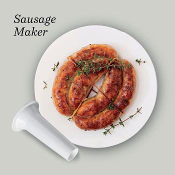 KENWOOD Meat Grinder 2100W Meat Mincer with Kibbeh Maker, Sausage Maker, Biscuit Attachment